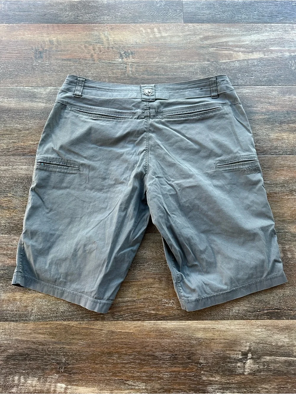 Kuhl Resistor Lite Chino Shorts Charcoal Blue Size 34